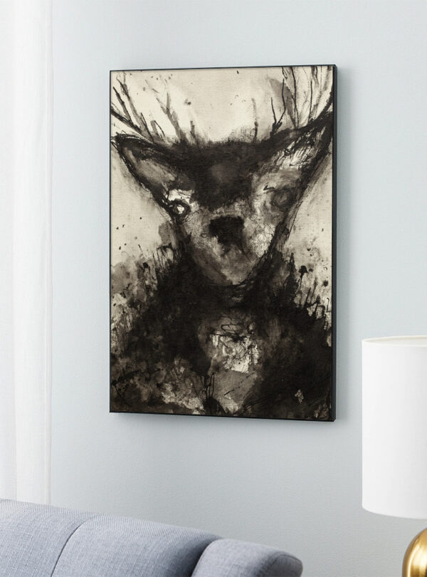 Ink Deer no1, Print