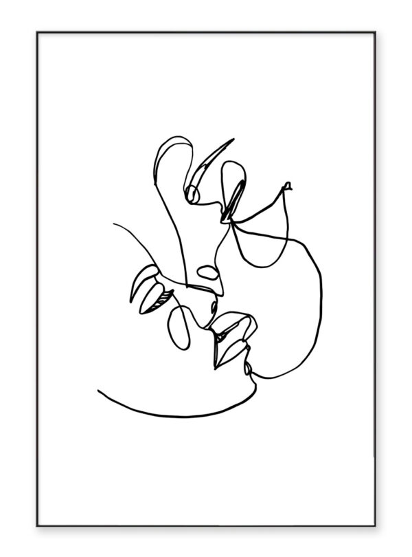 Kissing Lips, Print