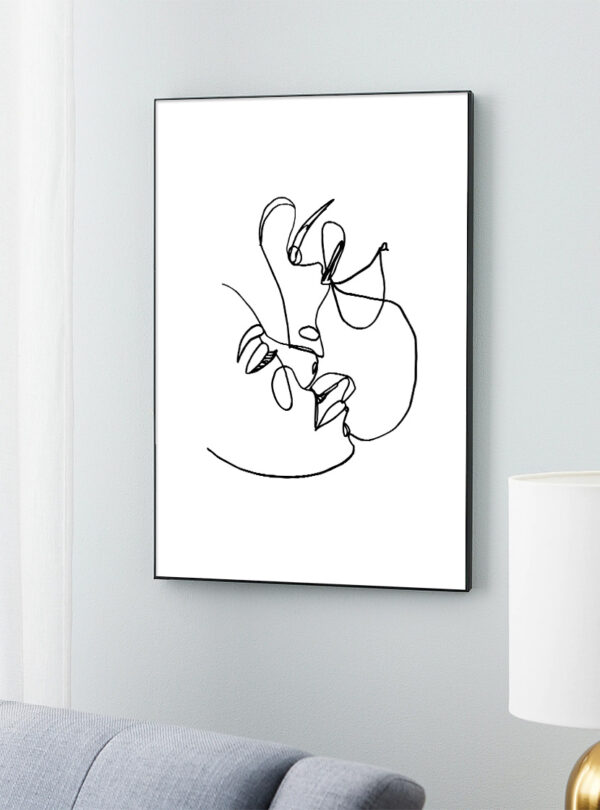 Kissing Lips, Print