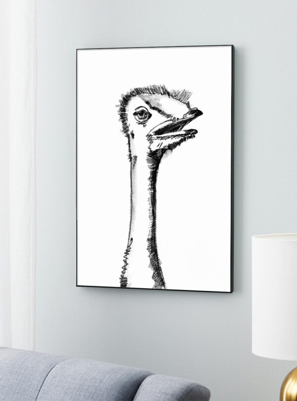 The Ostrich, Print