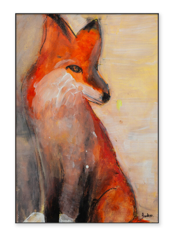 The Portrait Of A Fox, Print