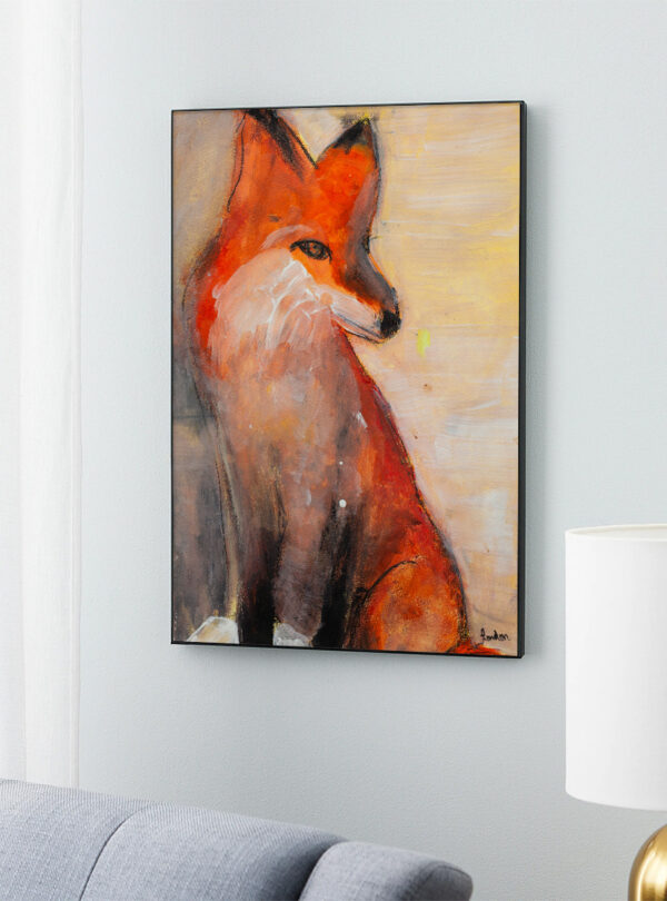 The Portrait Of A Fox, Print