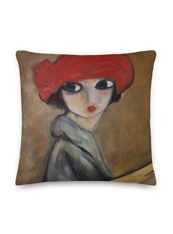 The Lady In The Red Beret, Pillow