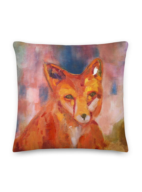 Portrait Of A Fox, Pillow